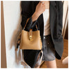 Fashionable Texture Hand-held Bucket Crossbody Bag