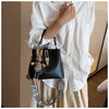 Fashionable Texture Hand-held Bucket Crossbody Bag